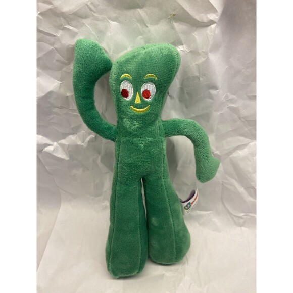 Multipet Gumby Dog Toy Plush Filled Green 9 inch Pack of 1 - Picture 2 of 5